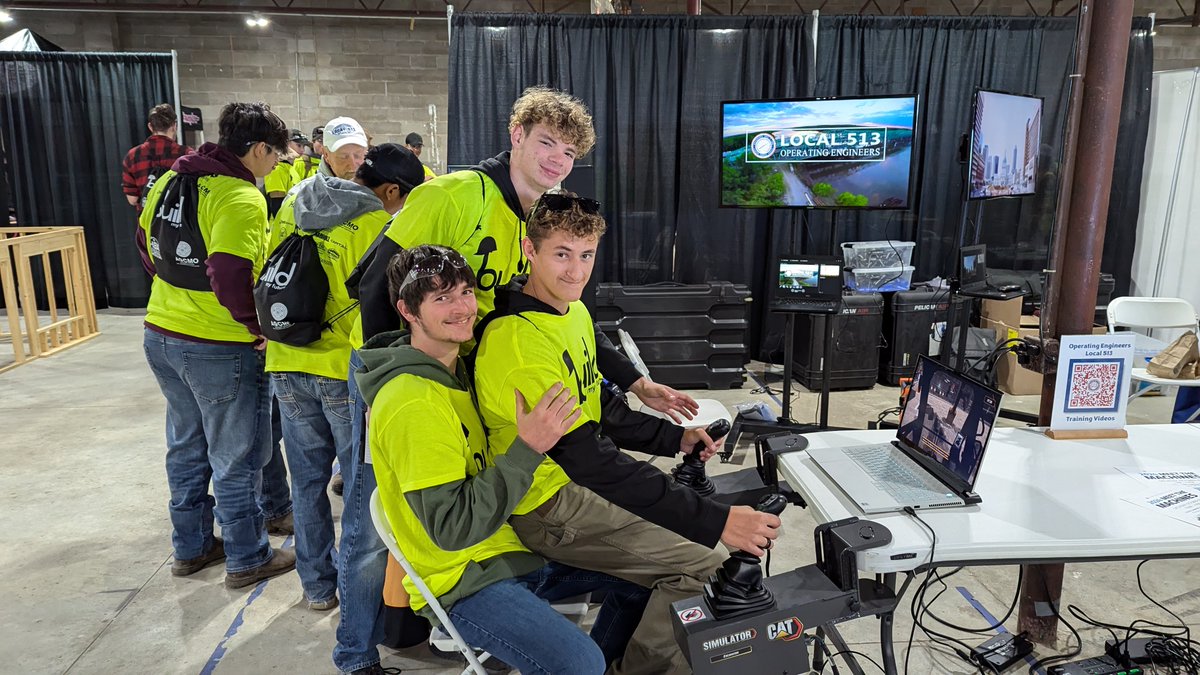 Our Construction classes went to Jefferson City for the Build My Future event today!