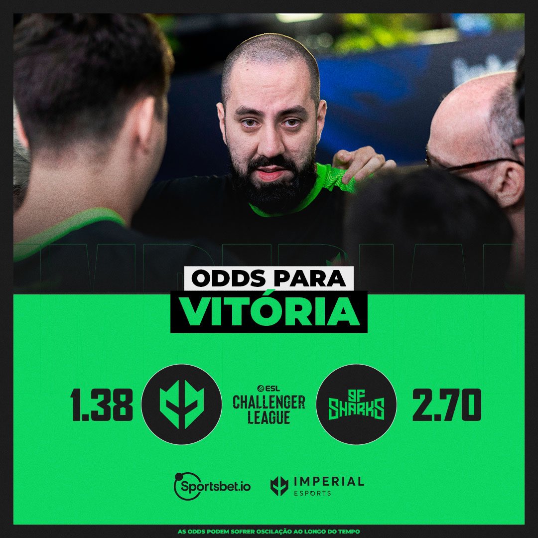 imperialesports's tweet photo. Já já tem nossa partida contra Sharks na ECL!
ODDS disponíveis na @sportsbetiobr
🔗 https://t.co/Aki13FRKaK
#IMPIO https://t.co/b0VJm8QC2h
