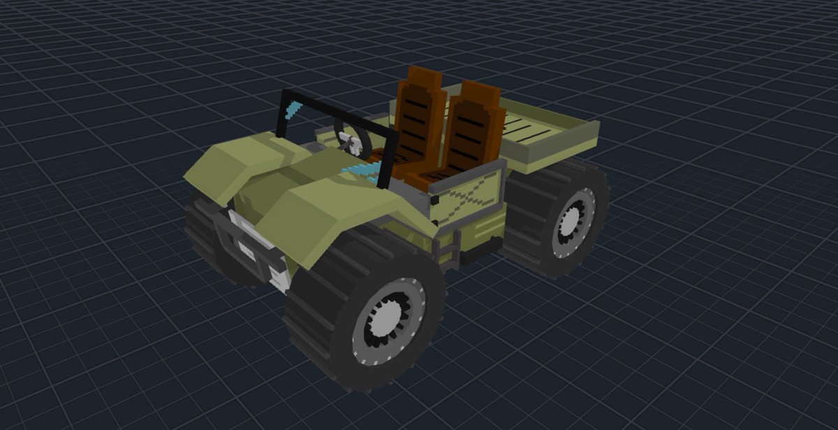BlueRAven_car's tweet photo. ✨GM✨
New project Asset02 !!
#DigitalModelCar #voxedit #Voxel #TheSandbox #メタバース #今日も楽しくクリエイト #MakeACar #シャックの隠れ家 https://t.co/LUNgv6wXVi