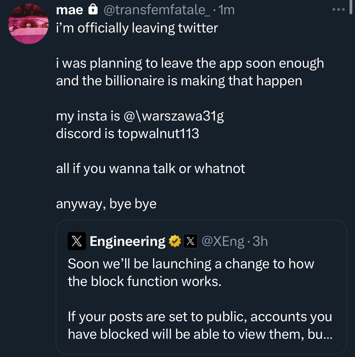 thefandomuser11's tweet photo. 🔒♻️

it was a certain 4 years but i’m finally off the app now. thank god https://t.co/nDPpbLcdXU