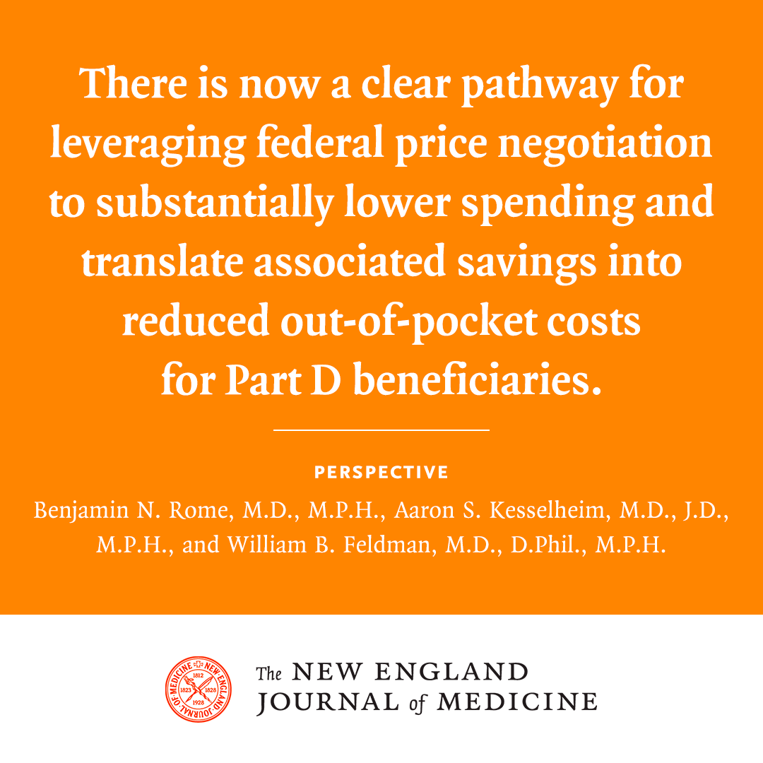The federal government has proven that it can navigate the difficult process of identifying drugs for price negotiation, gathering and analyzing key information, and negotiating with manufacturers. Read the full Perspective: nej.md/48711hx