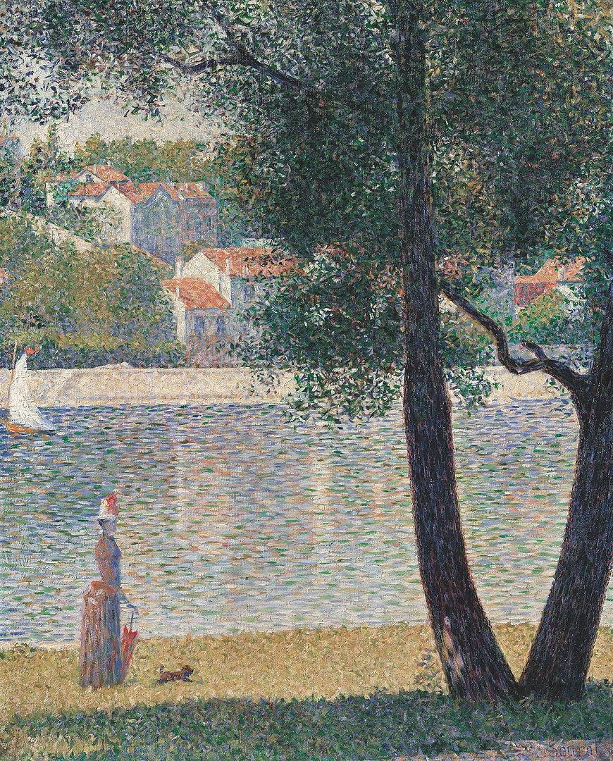 impression_ists's tweet photo. Georges Seurat, The Seine at Courbevoie https://t.co/321HcImPYh