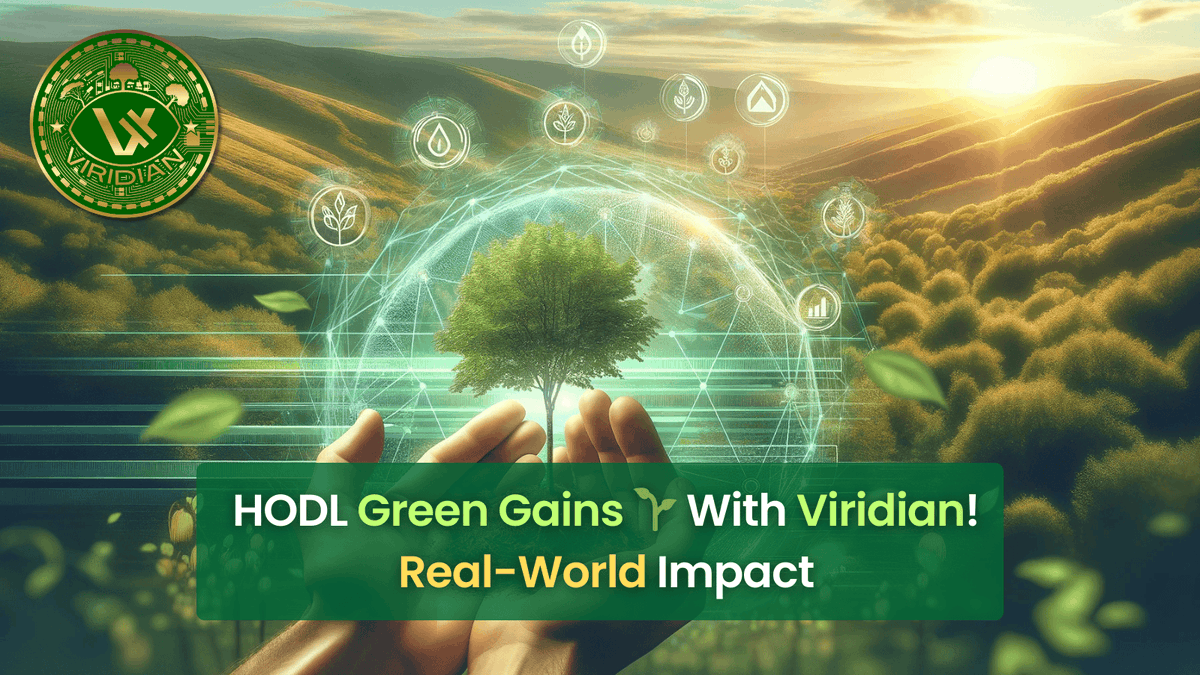 ViridianCoin's tweet photo. 🌍 Just saved the planet and earned Viridian in the same click. 

What’s your eco-coin doing? 💸🌱 

#EcoGoals #GreenCoinGang #CryptoSaviors https://t.co/9c4WenOgQa