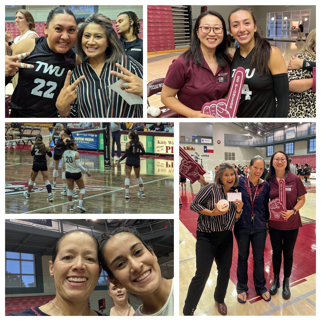 We love to see student-athletes excelling both on and off the court! At their October 12th game, the TWU Pioneer Volleyball players took time to recognize the dedicated professors helping to shape their success beyond sports. 🌟