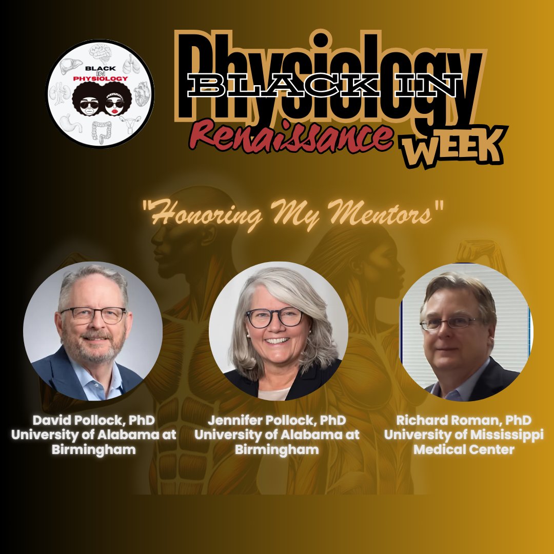 janmikewillphd's tweet image. I would like to take a moment to express my gratitude to my mentors who have guided and inspired me on my journey in science. Their support, wisdom, and encouragement have been invaluable in shaping my path and helping me reach my goals.
#BlackInPhysiology #BiPWeek2024