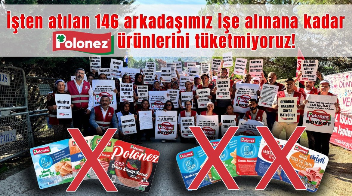 #Polenez Ürünlerini tüketmiyoruz.