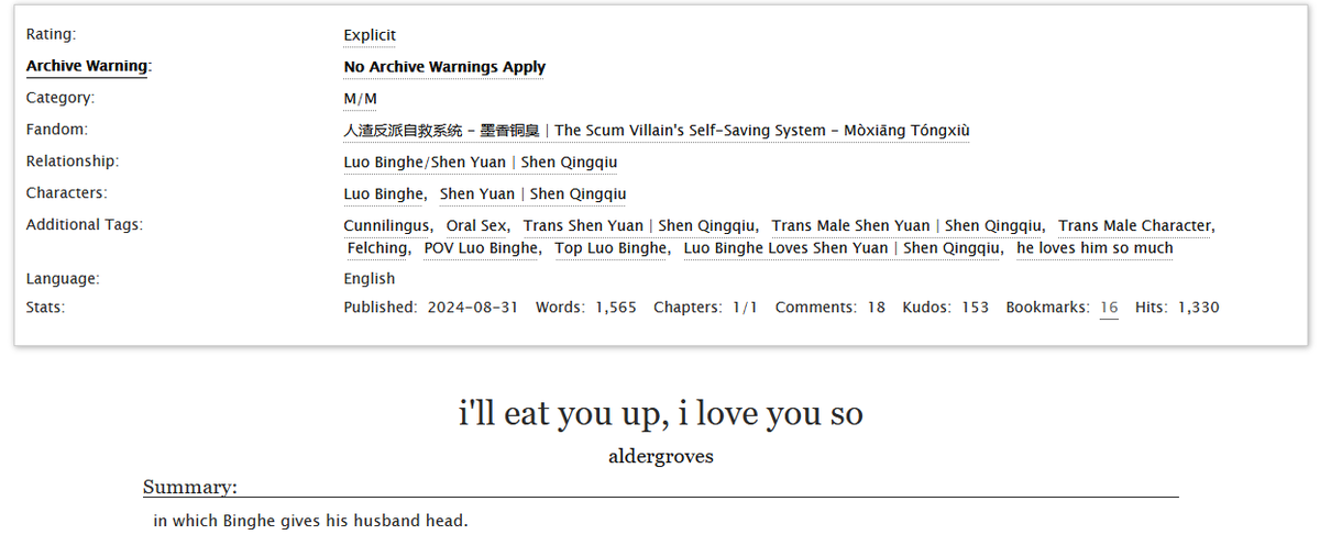 werewari's tweet photo. anyway have like 1.3k of bingqiu smut posted in august https://t.co/zaF3clt9iB https://t.co/jHWYKFyOgI
