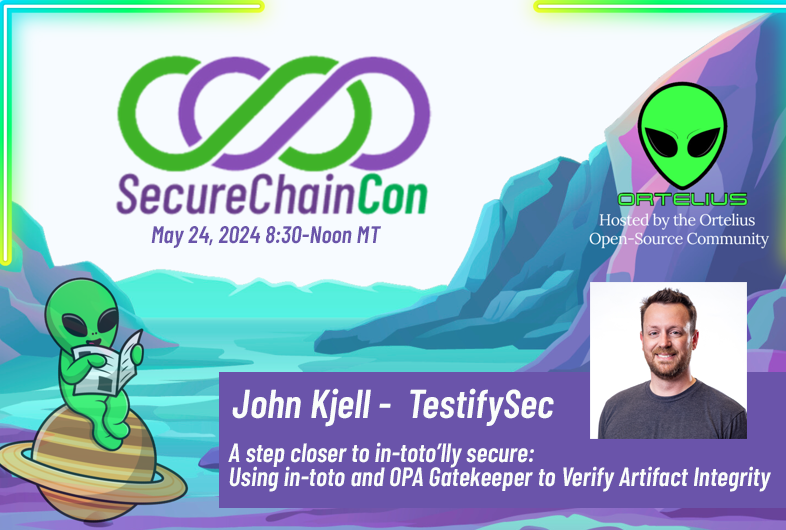 OrteliusOs's tweet photo. Learn more about In-toto and OPS Gatekeeper from John Kjell - @TestifySec https://t.co/kKqZXzzHuy