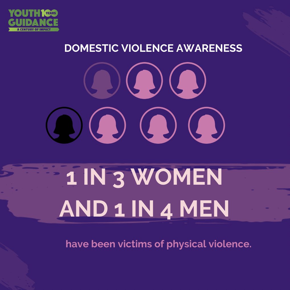 🔔 October is Domestic Violence Awareness Month. It's a critical time to shed light on the alarming statistics and support those impacted by intimate partner violence.

#DomesticViolenceAwarenessMonth #EndDomesticViolence #YouthGuidance #SupportSurvivors