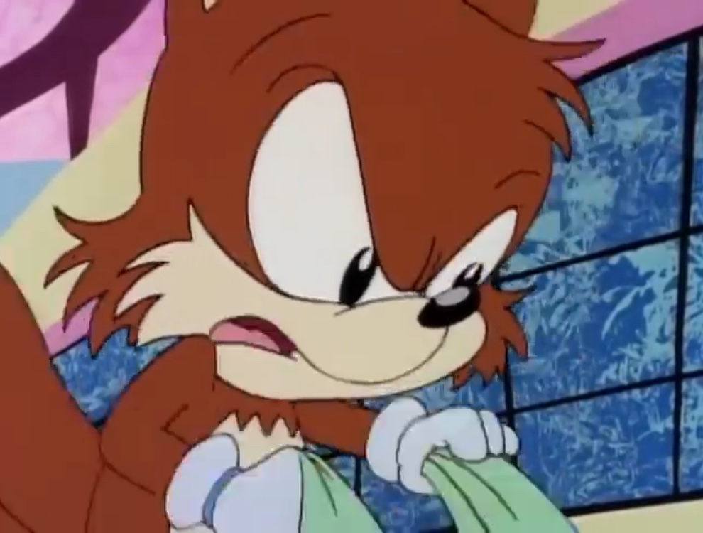 Felixthecatooc's tweet photo. This isn’t Felix related, but I can’t help myself. Tails alone is a force to be reckoned with. On his Sonic Jam character card his weak point is quite literally “?”. https://t.co/a4in7lutdO