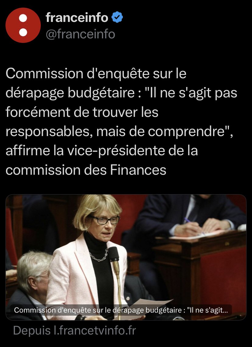 Comprendre quoi, que vous gérer l’argent des français comme des guignols ? Et surtout il ne faut aucun responsable comme d’habitude.