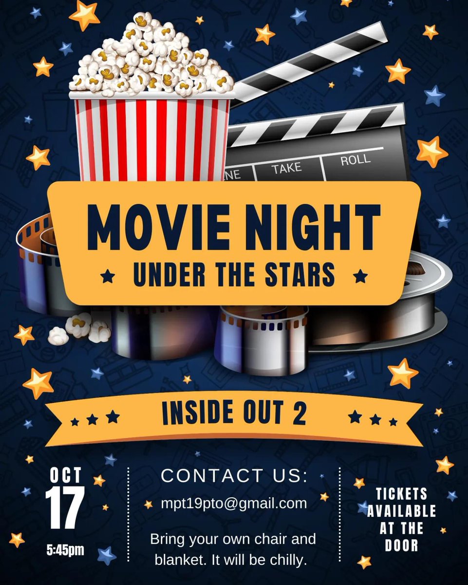Margaret Truppa. (@margarettruppa) on Twitter photo We are looking forward to seeing our MPT families tomorrow night!
🎥We will be selling tickets to the event at the door. 
🎟️Please bring a blanket or low chairs for seating to enjoy the movie. We are looking forward to seeing our MPT families tomorrow night!
🎥We will be selling tickets to the event at the door. 
🎟️Please bring a blanket or low chairs for seating to enjoy the movie.