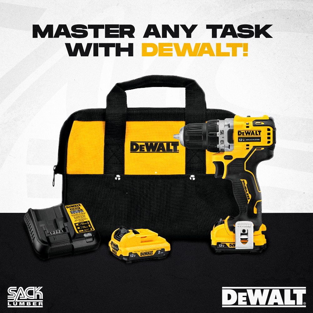 Tackle any job with confidence. Trust DEWALT for unmatched durability. 💥
.
.
#DeWaltTools #SackLumber #GUARANTEEDTOUGH
