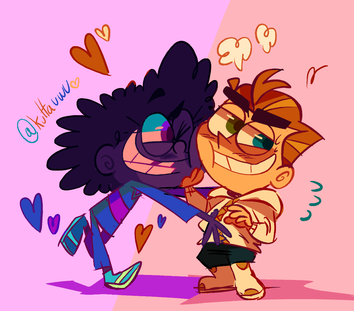 kuttauwu's tweet photo. i luv drawing them with conflicting warm and cool tones... so fun https://t.co/Duzb1o7jwx