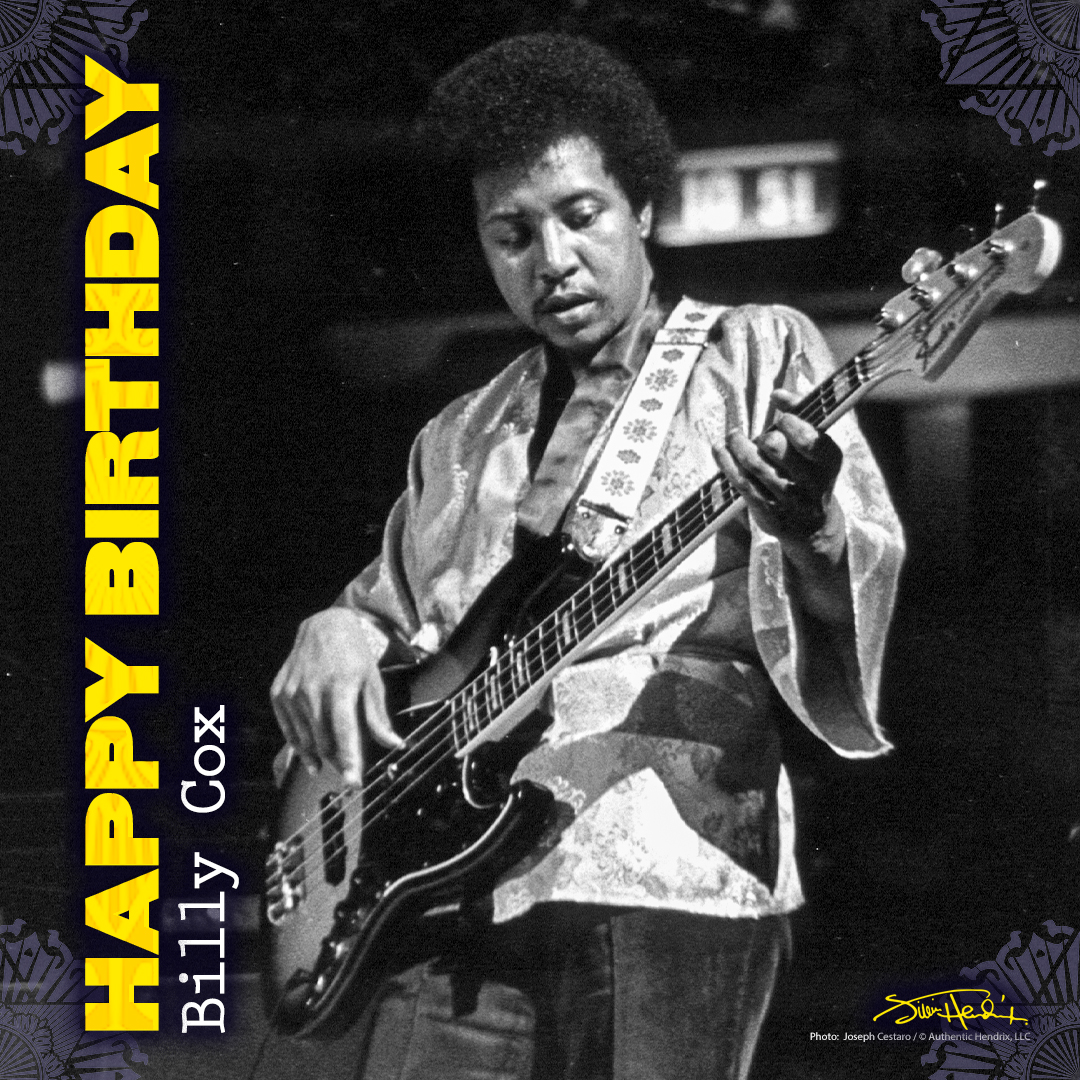 JimiHendrix's tweet photo. Happy Birthday to the "Last Gypsy Standing" Billy Cox.
Wishing you a happy birthday Billy. Stay Experienced!
#HappyBirthday #BillyCox @bassistbillycox https://t.co/N1mxlKOjVj