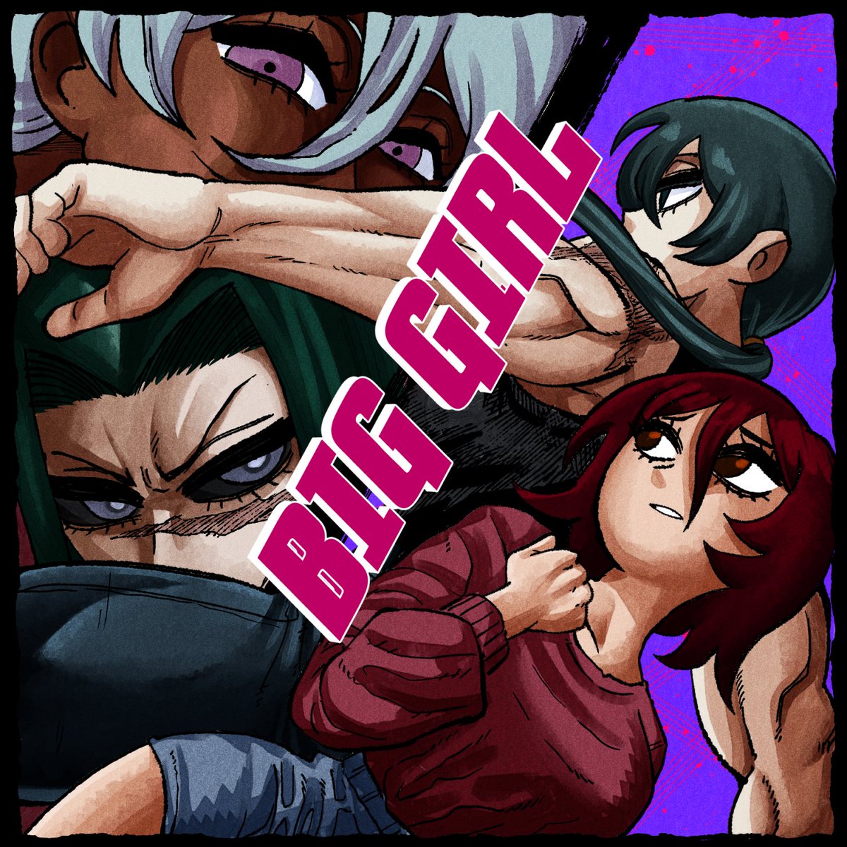 Jijompo's tweet photo. BIG GIRL is on MANGAPLUS CREATORS! https://t.co/CyCxYnnYiy