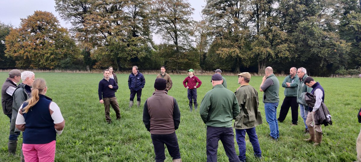 Andy Bason (@andybason) on Twitter photo The second post harvest meeting of the Candover Valley Farmers took place today, with <a href="/kfpben87/">Ben Robinson</a> telling us about his herbal ley grazing techniques.
#farmclustergroup The second post harvest meeting of the Candover Valley Farmers took place today, with <a href="/kfpben87/">Ben Robinson</a> telling us about his herbal ley grazing techniques.
#farmclustergroup