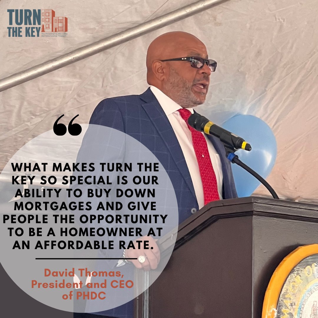 PHLPlanDevelop's tweet image. Another day, another neighborhood transformed by #TurntheKey! Yesterday, #PhilaPHDC and community leaders celebrated the ribbon cutting of another beautiful home in Point Breeze!

Take your turn with Turn the Key--find out how you can become a homeowner!
phdcphila.org/turn-the-key