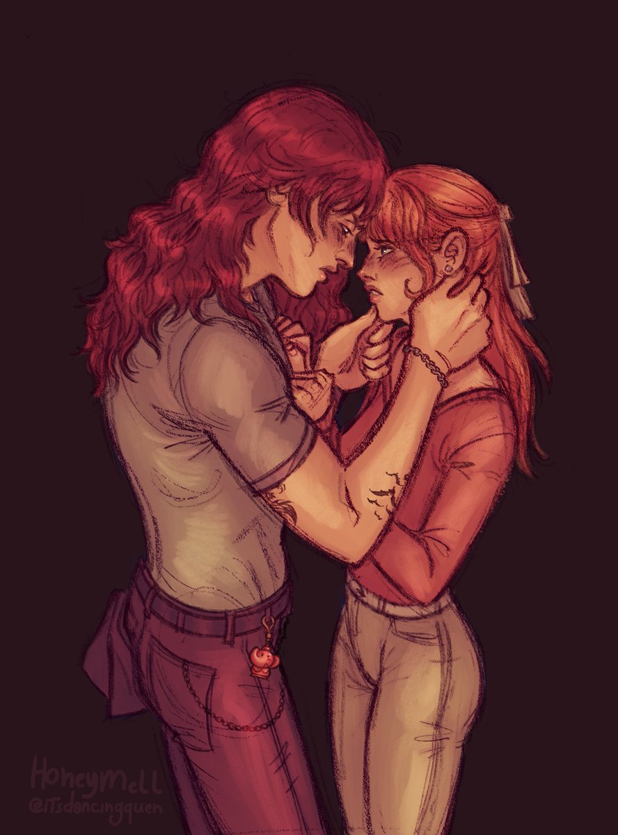 itsdancingquen's tweet photo. finally posting some of my finished commissions - comm for @ebongawk and their incredible fic "every star in the sky (is taking aim)" ⏳

Still can't believe that I had this opportunity to draw for some of my fave fics, please go read if you haven't yet 💗 #hellcheer https://t.co/mwSX7ZAQV4
