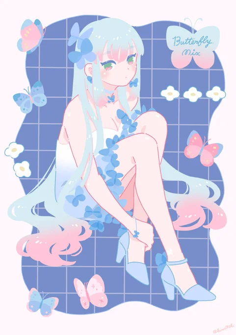 MIX#illustration #イラスト #AdobeFresco 