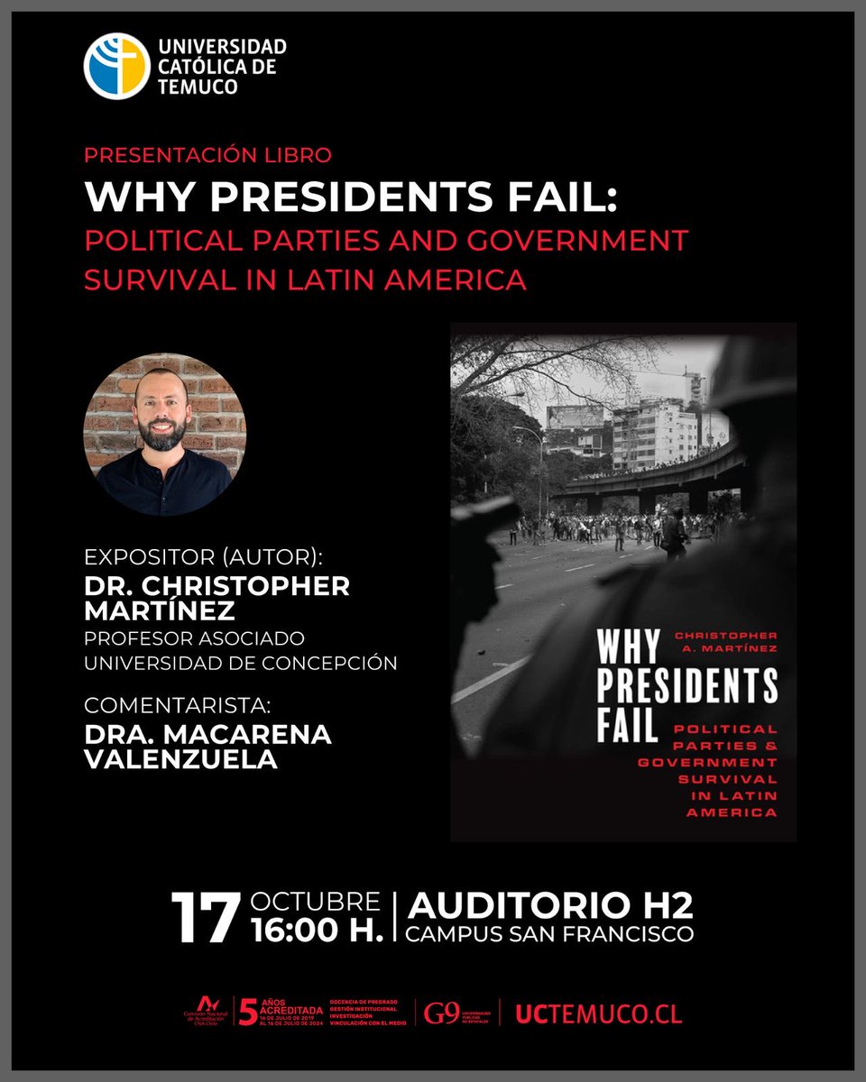 martineznourdin's tweet photo. 📕 Mañana estaré en la UCT presentando el libro. cc ⁦⁦@stanfordpress⁩ @cipoluct⁩ ⁦@soccipol⁩ ⁦@apcp_udec⁩ https://t.co/CE16S8FhZZ