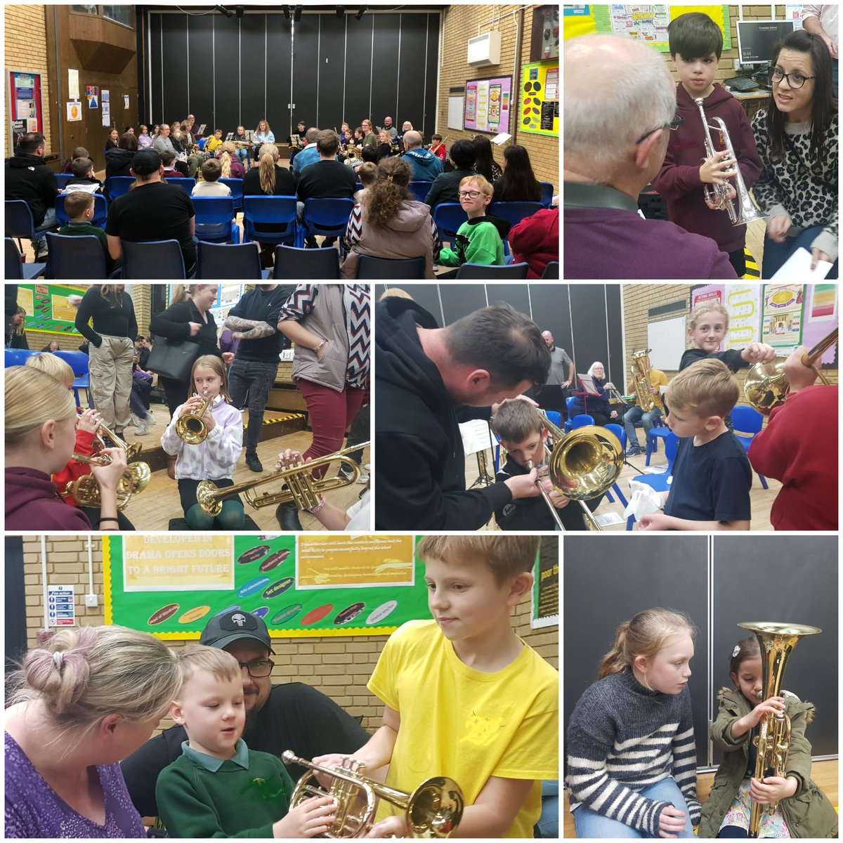 We had a FANTASTIC turnout last night to the Olney Brass new beginner brass induction evening for 2024.

We look forward to welcoming them at their first beginner session next week. 

The future is bright, the future is Olney Brass!
🤩🎶🎺
#youthbrass #brassplayersofthefuture