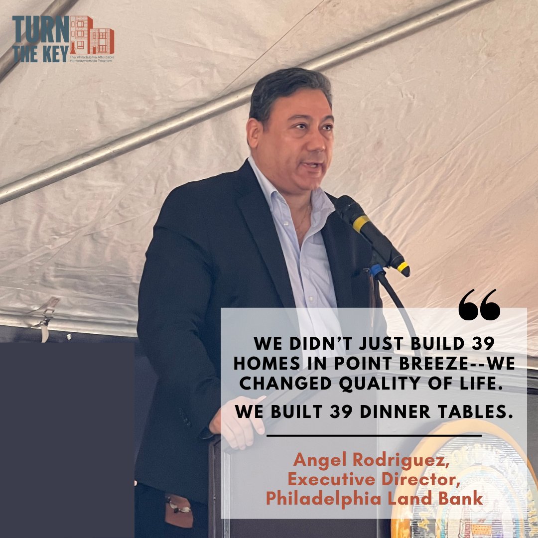 PHLPlanDevelop's tweet image. Another day, another neighborhood transformed by #TurntheKey! Yesterday, #PhilaPHDC and community leaders celebrated the ribbon cutting of another beautiful home in Point Breeze!

Take your turn with Turn the Key--find out how you can become a homeowner!
phdcphila.org/turn-the-key