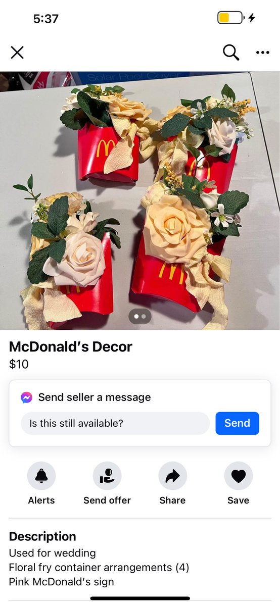 I love Facebook marketplace girl what is this