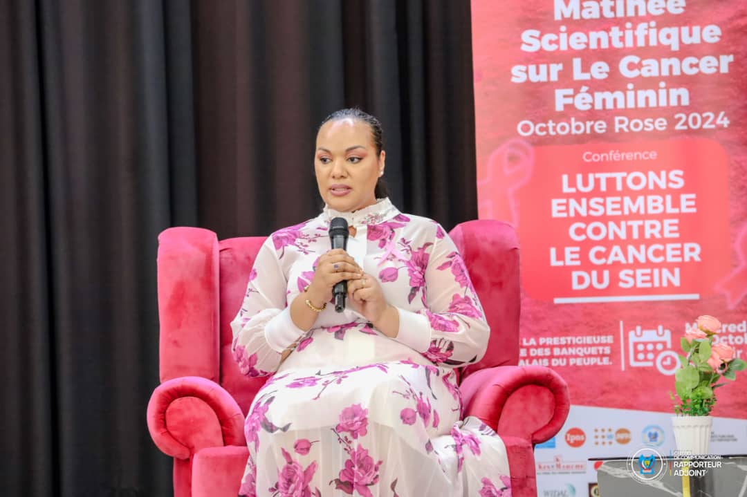 Espoir Pour Elles (@espoirelles) on Twitter photo "Invitée à la matinée scientifique sur le cancer féminin, Carine NANIKIAN a plaidé pour une prise en charge intégrale du cancer du sein en RDC." <a href="/ChristelleVuan1/">Christelle Vuanga</a>
<a href="/LigueCancer42/">LigueCancer42</a> @maguy_mbuku
<a href="/Pourelleinfo1/">POURELLE.INFO</a> <a href="/SpecialeYelu/">Coordonnatrice Chantal Yelu Mulop</a> <a href="/Inamizi2/">Dominique MUNONGO INAMIZI'</a> <a href="/EstherMpezoOmba/">Esther MPEZO</a> <a href="/MukubuMalick/">Mukubu Malicka</a> "Invitée à la matinée scientifique sur le cancer féminin, Carine NANIKIAN a plaidé pour une prise en charge intégrale du cancer du sein en RDC." <a href="/ChristelleVuan1/">Christelle Vuanga</a>
<a href="/LigueCancer42/">LigueCancer42</a> @maguy_mbuku
<a href="/Pourelleinfo1/">POURELLE.INFO</a> <a href="/SpecialeYelu/">Coordonnatrice Chantal Yelu Mulop</a> <a href="/Inamizi2/">Dominique MUNONGO INAMIZI'</a> <a href="/EstherMpezoOmba/">Esther MPEZO</a> <a href="/MukubuMalick/">Mukubu Malicka</a>