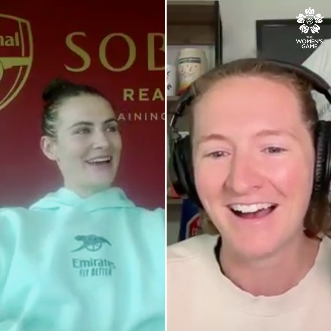 WomensGameMIB's tweet photo. COMING TOMORROW… EMILY FOX FROM AMERICA 🇺🇸 🗣️

The Gold Medalist @USWNT and @ArsenalWFC defender @___emilyfox joins Sam on the pod, and she might have shared her skincare routine 👀 https://t.co/8nU37zJqqH
