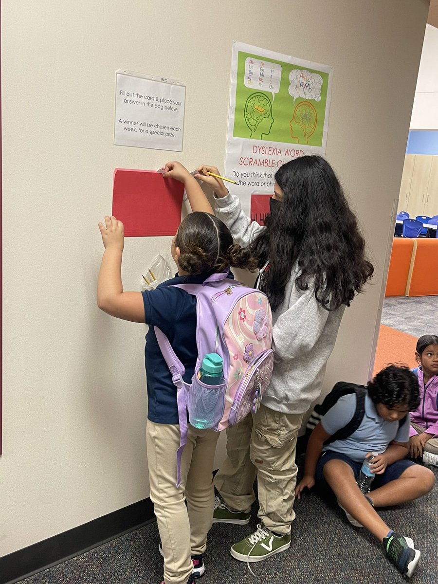 Dyana Figueroa, M. Ed (@msfigueroa10) on Twitter photo Our <a href="/Alexander_AISD/">Alexander Elementary</a> Adventurers are stepping up to the challenge this week & taking a shot at the Dyslexia Word Scramble word of the week
Can’t wait to see what two lucky Adventurers will win at the end of the week 👀
<a href="/AISD_SpecialSer/">Alief ISD Special Services</a> #AliefDyslexiaAcceptance Our <a href="/Alexander_AISD/">Alexander Elementary</a> Adventurers are stepping up to the challenge this week & taking a shot at the Dyslexia Word Scramble word of the week
Can’t wait to see what two lucky Adventurers will win at the end of the week 👀
<a href="/AISD_SpecialSer/">Alief ISD Special Services</a> #AliefDyslexiaAcceptance