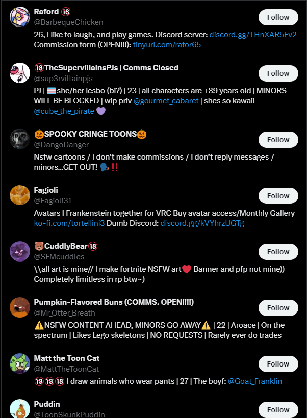 Shoobuhhh's tweet photo. @NighttmareEyez @gloopy_doopy @gloopy_doopy YOU THINK YOU'RE FUCKING SLICK?? YOU THINK WE WOULDN'T FIND OUT THIS IS YOU??? NOT TO MENTION YOU SAID YOU WOULD CHANGE YET ON THIS *NEW ACCOUNT* YOU FOLLOWED ALL THESE 18+ NSFW ARTIST ACCOUNTS. https://t.co/cCqLLtZlUA