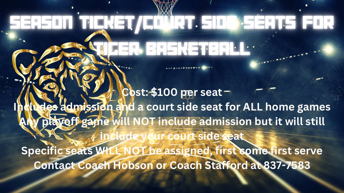 🏀🏀ATTENTION RIPLEY TIGER BASKETBALL FANS🏀🏀