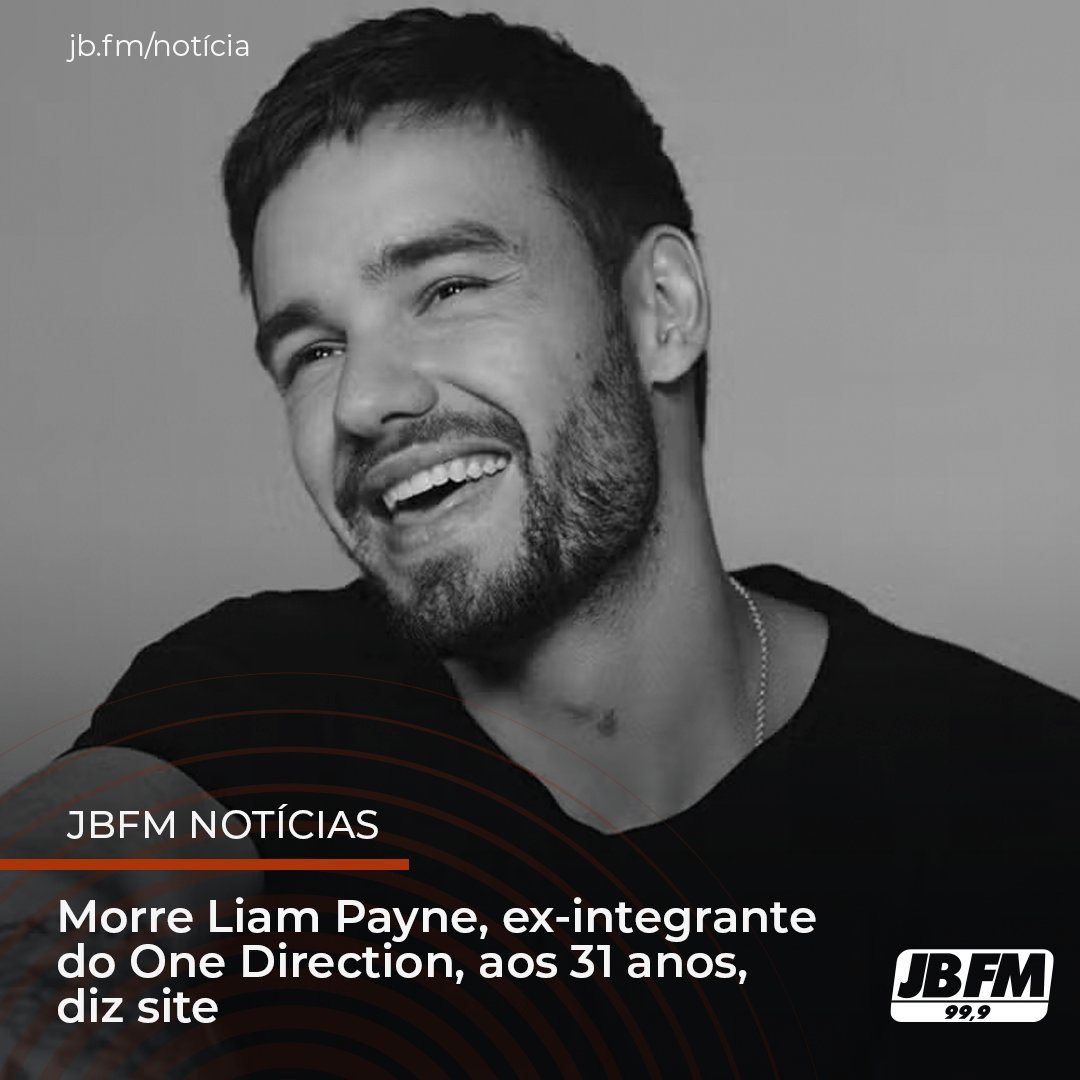radiojbfm's tweet photo. Morre aos 31 anos, Liam Payne, ex-One Direction
https://t.co/Qq43bF2utQ
#jbfm #liampayne #onedirection #luto https://t.co/8XgwMzEYjG