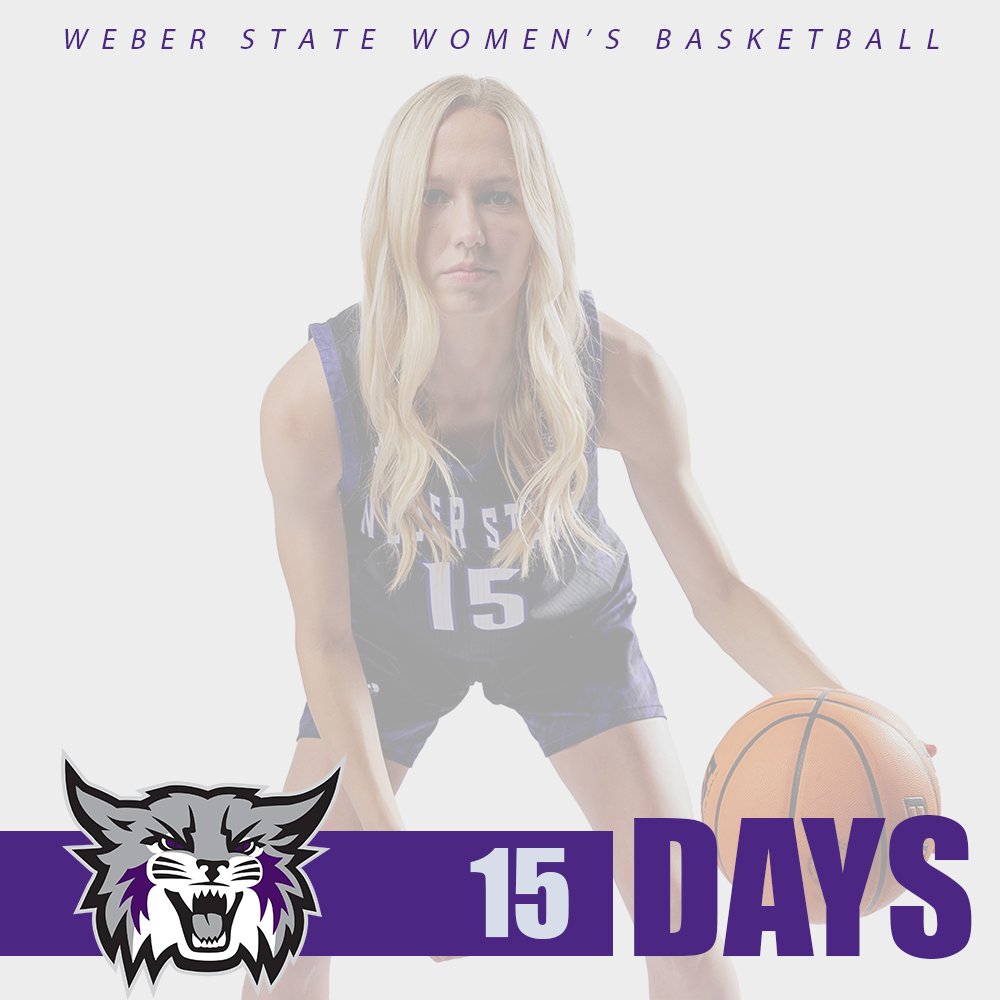 WeberStateWBB's tweet photo. Countdown to GAME DAY: 1⃣5⃣ https://t.co/F9du5EDZo1