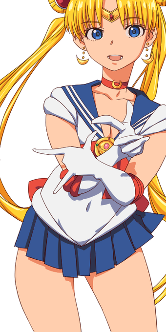 #セーラームーン うさぎちゃんはどう描いてもセーラームーンうさぎちゃんなのが良いです 