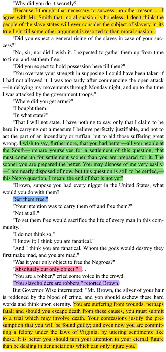 queersocialism's tweet photo. harper’s ferry, 165 years ago today

“moral suasion is hopeless. I don't think the people of the slave states will ever consider the subject of slavery in its true light till some other argument is resorted to than moral suasion.” —john brown https://t.co/WQvUgob3IH