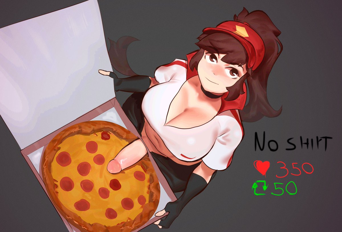bunnyummi's tweet photo. Sivir brought a different flavor of pizza 🤭 https://t.co/bqFiDwaBj6