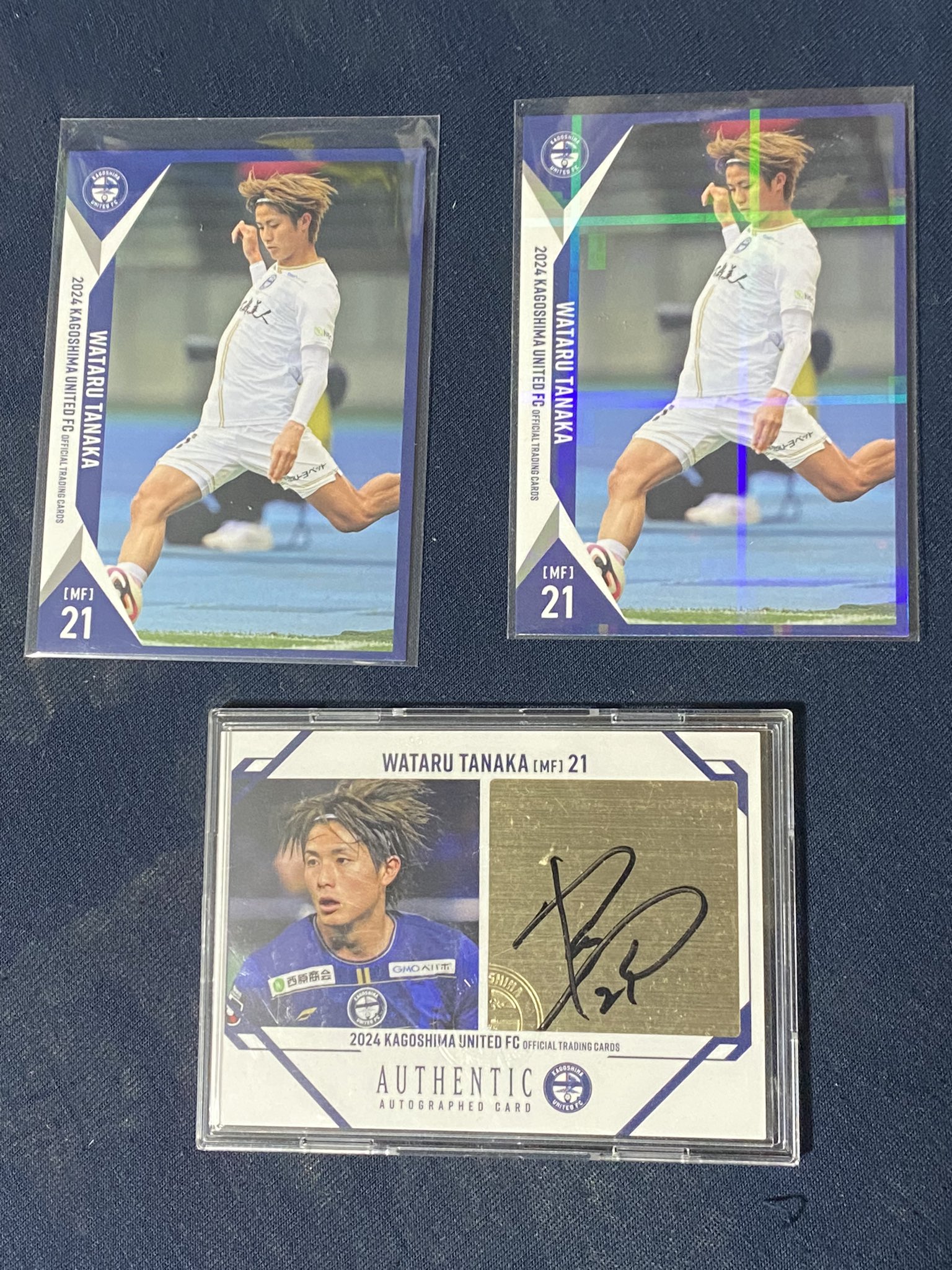 鹿児島ユナイテッド 直筆サインカード 田中渉 【公式通販】