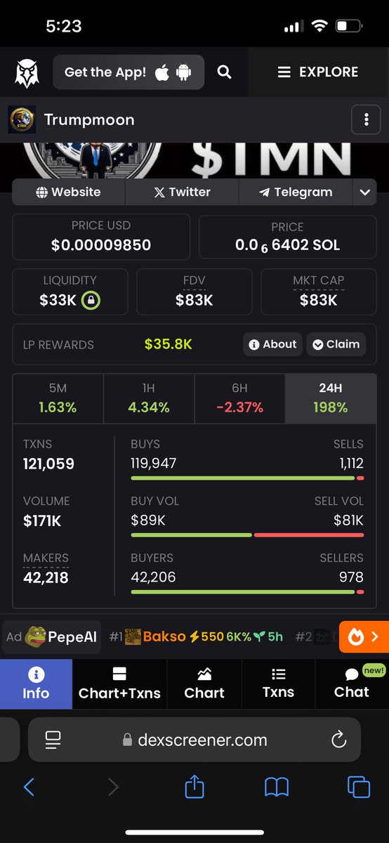 Kkatie125's tweet photo. @wallstreetbets $TMN IS COOKING ๐๐๐
#Trumpmoon #TMN #Crypto #Gem
LFG ๐ฅ๐ชโค๏ธ๐๐
@TrumpMoonSOL
CA: Cd9ZNLQQGDqTfih7HC2X9i6CQs9qE95j8GVTa8fiERhR https://t.co/RIy0gdkZNc