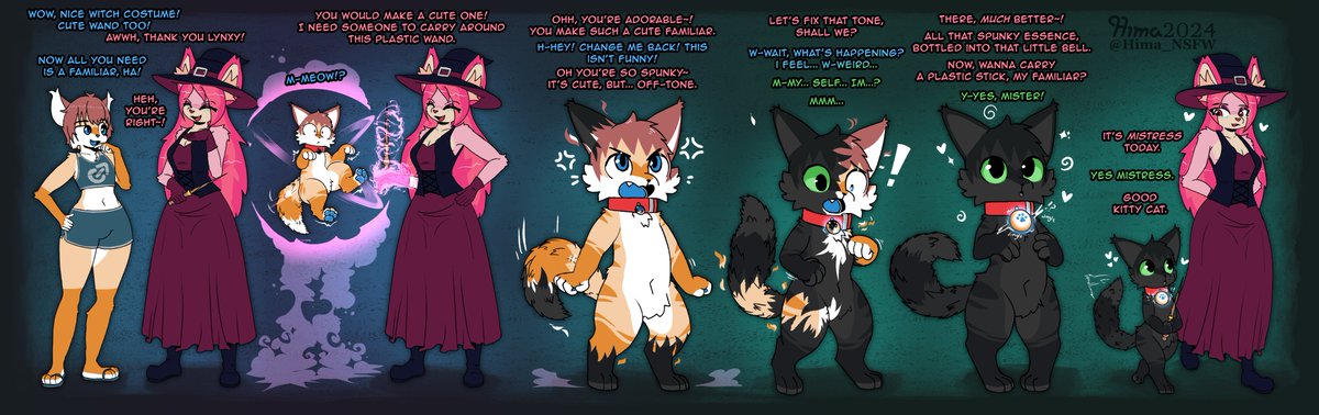 I am a witch without a familiar-- or at least, I WAS, until our wonderful Ande volunteered 💚🐈‍⬛💚