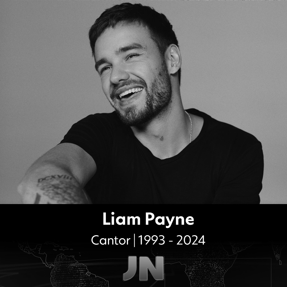 jornalnacional's tweet photo. LUTO | O cantor Liam Payne, ex-integrante da banda One Direction, morreu nesta quarta-feira (16), aos 31 anos. O artista inglês foi encontrado morto em um hotel em Buenos Aires, na Argentina.

➡️Saiba mais no #JornalNacional, às 20h https://t.co/eQmnwavdUm