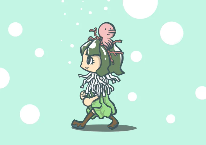 9月⑦ 9/24〜27#先月描いた絵を晒そう #絵柄が好みって人がいればいいなぁ 