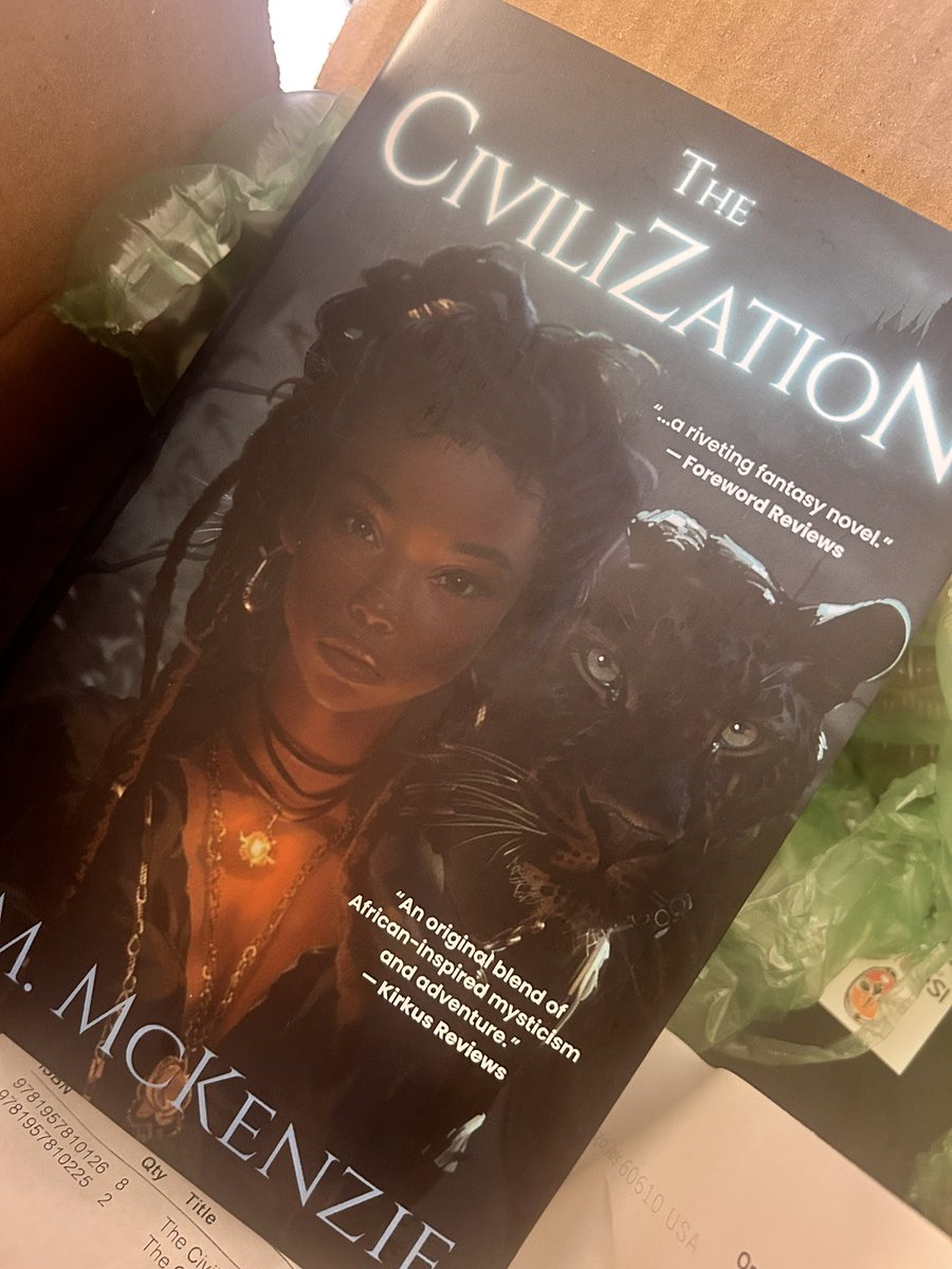 Got this baby in my hand. It’s here… in my hands.#books #thecivilization #bookstagram #ireadcanadian #forestofreading #youngadult #thecivilizationnovel #fantasyscifi  #facecard