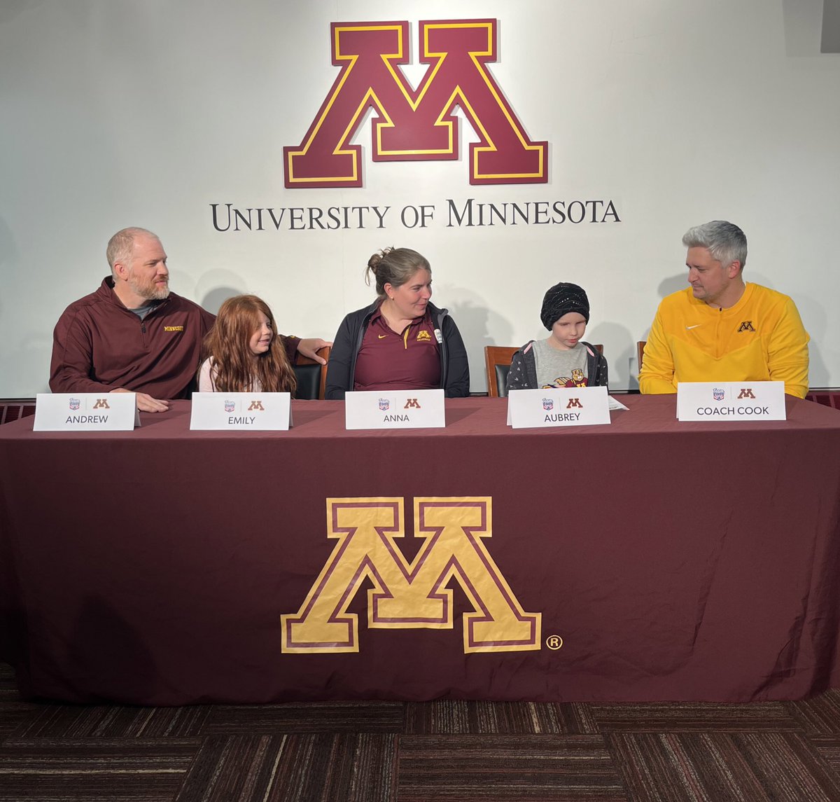 We’re so excited to officially announce Aubrey as our newest Golden Gopher!

She had her ‘signing’ day this afternoon with the entire team at the Pav.