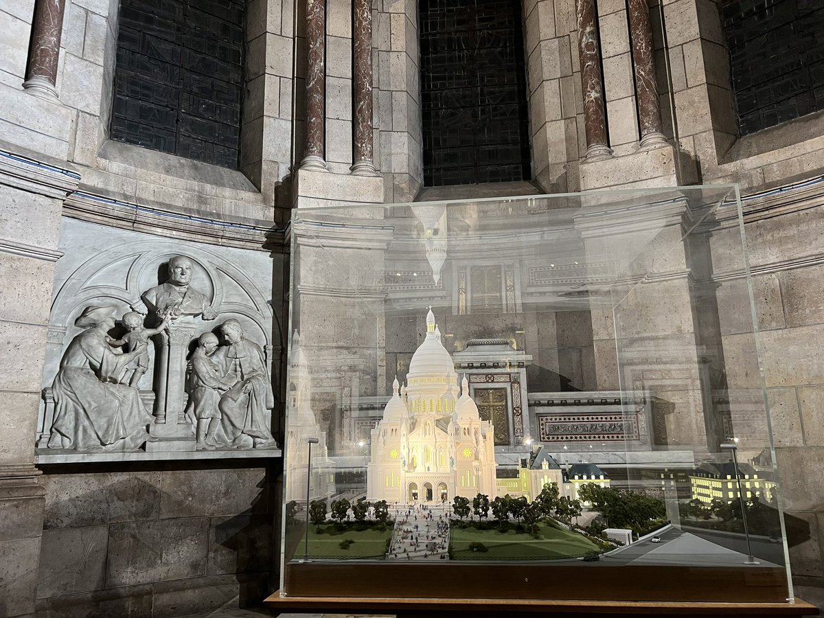 minsen311's tweet photo. ˙˚ 𓆩 ✞ 𓆪 ˚˙
Basilica of the Sacré-Cœur of Montmartre was consecrated on 16 October, 1919 after 44 years of construction 

The Basilica of the Sacré-Cœur of Montmartre is the Shrine of Perpetual Adoration and divine Mercy, dedicated to Jesus’ sacred Heart.
It is a unique place where people pray day and night, continuously, for almost 140 years now.
It is a sacred place where people can experience the tenderness and infinite mercy of God.
It is a beating heart for each person coming in.
It is Jesus who relieves you by presenting his gentle, humble heart.

https://t.co/v18tKa0B1x