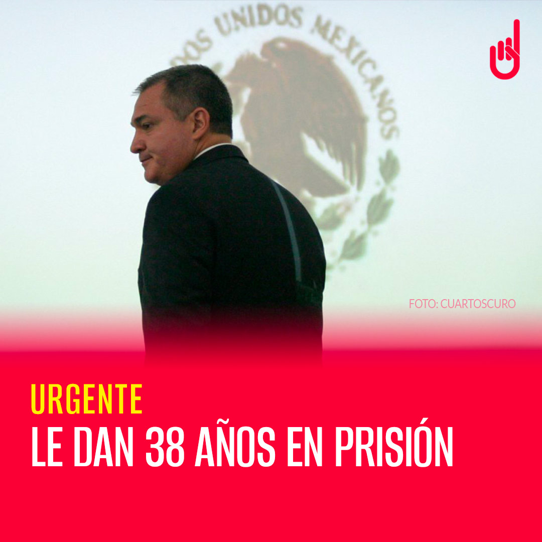SinEmbargoMX's tweet photo. 🚨 #URGENTE ¬ LE DAN 38 AÑOS EN PRISIÓN

 García Luna, brazo de Calderón y rostro de su “lucha contra el narco”, seguirá preso
https://t.co/K4O7ddqGuj https://t.co/xA8TY9VJdR