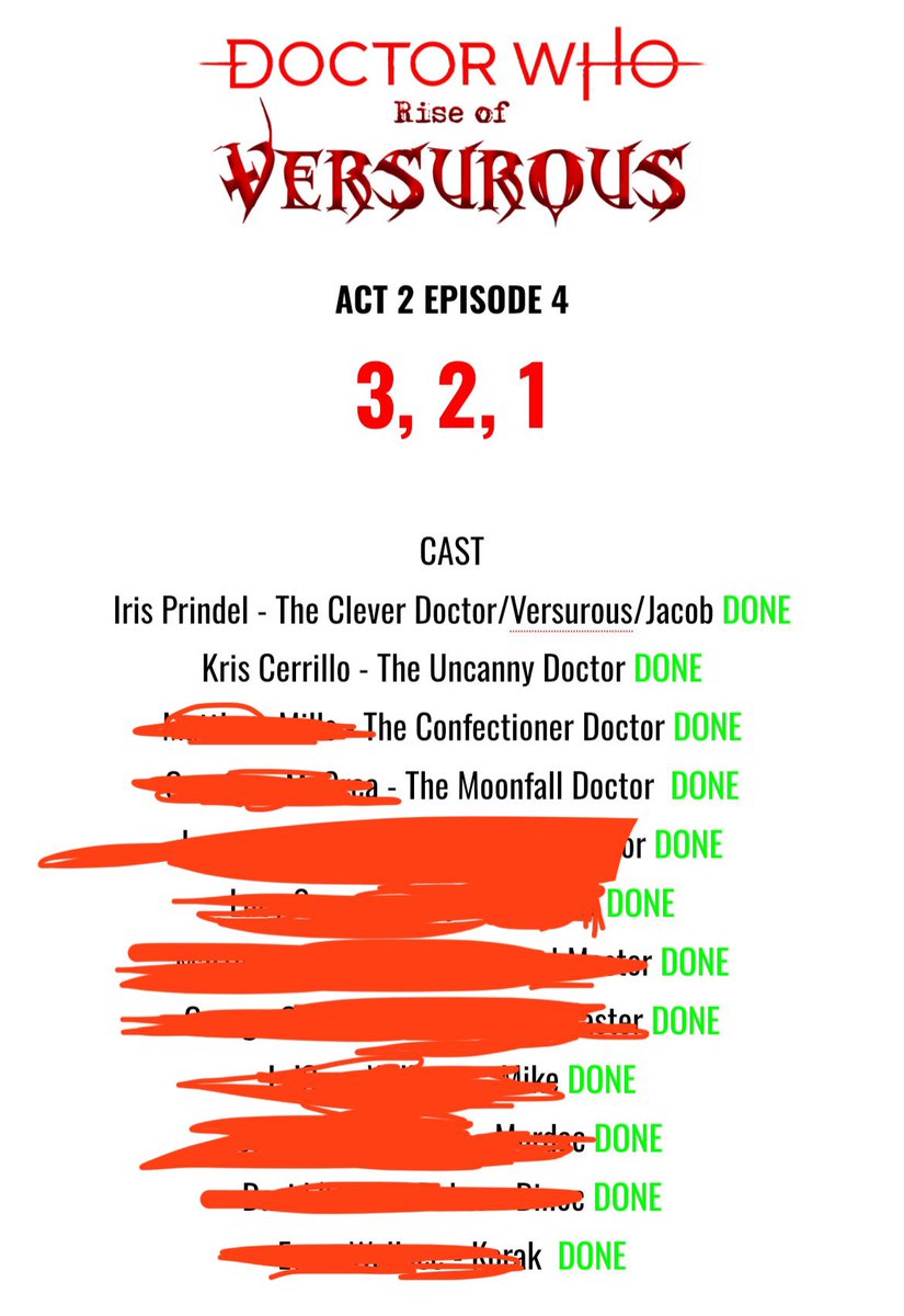 LumiatStudios's tweet image. The biggest episode yet…

Recording is done for the next episode of Doctor Who: Rise Of Versurous!

This episode is set to be the biggest episode yet, unveiling 2 doctors, and a huge cast full of some of the best people in the community!