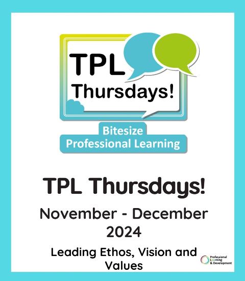 Supporting Learning NI (@supportlearnni) on Twitter photo Join us for TPL Thursdays!
We’re excited to announce our series, “Leading Ethos, Vision, and Values!” Featuring insights from <a href="/QUBelfast/">Queen's University Belfast 🎓</a> <a href="/ETI_news/">Education and Training Inspectorate</a> , and practitioners across all phases. Find out more here: eani.pagetiger.com/czpewgy
Book here: easds.org.uk/booking/?booki… Join us for TPL Thursdays!
We’re excited to announce our series, “Leading Ethos, Vision, and Values!” Featuring insights from <a href="/QUBelfast/">Queen's University Belfast 🎓</a> <a href="/ETI_news/">Education and Training Inspectorate</a> , and practitioners across all phases. Find out more here: eani.pagetiger.com/czpewgy
Book here: easds.org.uk/booking/?booki…