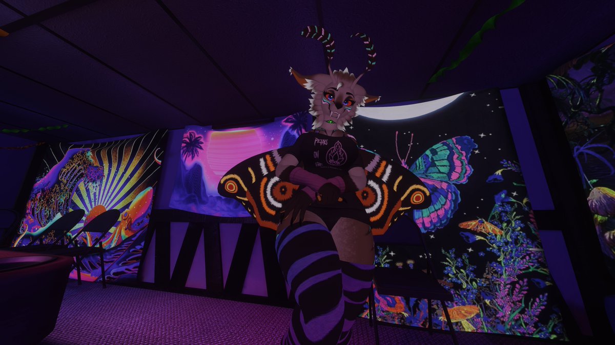 Cute moth girl